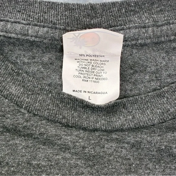 Kid Rock American Rock N Roll T-Shirt Size Large Heather Gray Detroit Rap USA - Picture 6 of 9